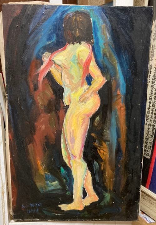 油絵「躍動」、お値下げしました。